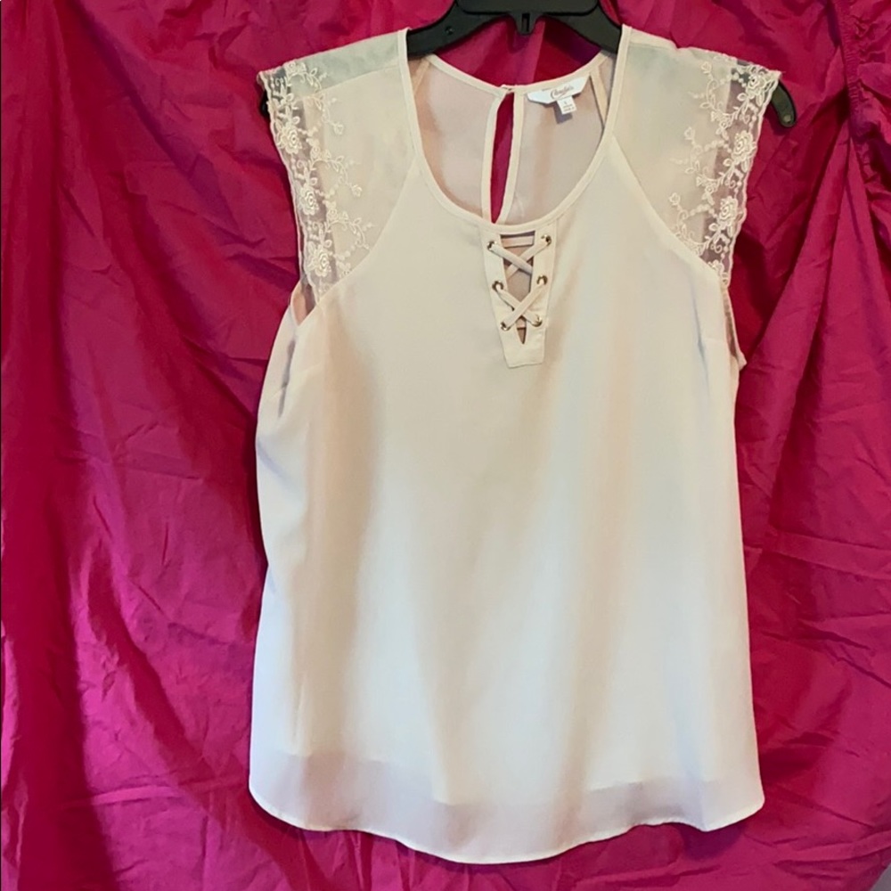 sher baby pink top
